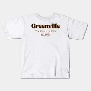 Greenville The Camellia City Kids T-Shirt